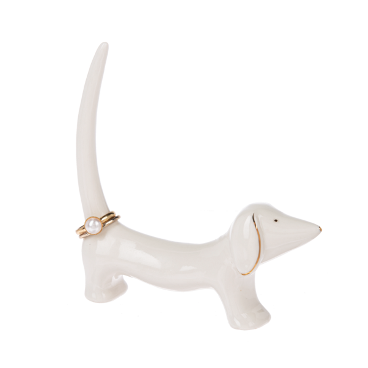 Porcelain Dog Ring Holder Gift Shop Custom Framing